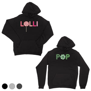 LolliPop Dark Gray Couples Matching Hoodies Pullover Funny Gifts