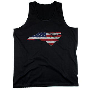 NC State USA Flag Men's Tank Top