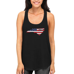 NC State USA Flag Women's Tank Top