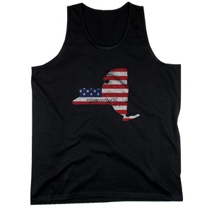 NY State USA Flag Men's Tank Top