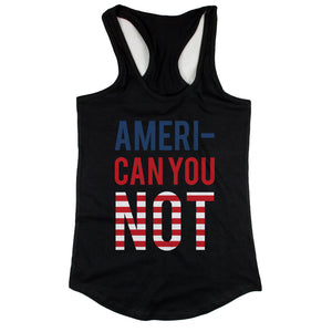 Ameri-Can You Not Black Tank top