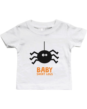 Daddy and Baby Matching T-Shirt Set - Daddy Long Legs Baby Short Legs Spider - 365INLOVE