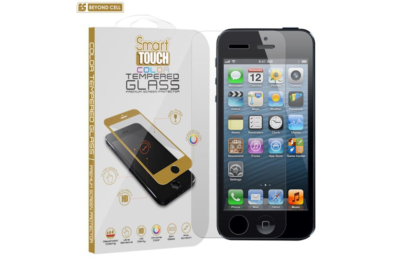 Beyond Cell tempered glass screen protector for iphone 5 5S 5C