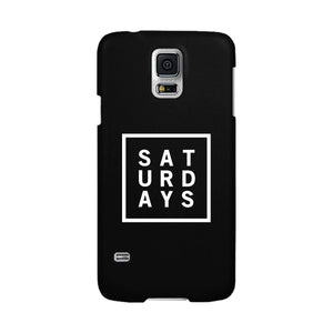 Saturday Black Phone Cases For Apple, Samsung Galaxy, LG, HTC Gift Ideas - 365INLOVE