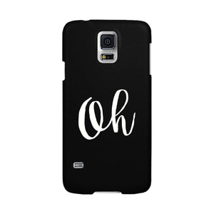 Oh Black Ultra Slim Cute Design Phone Cases For Apple, Samsung Galaxy, LG, HTC - 365INLOVE