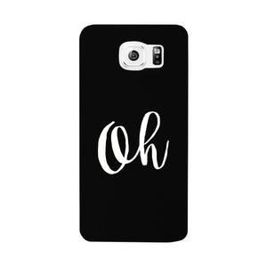 Oh Black Ultra Slim Cute Design Phone Cases For Apple, Samsung Galaxy, LG, HTC - 365INLOVE