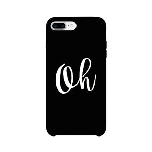 Oh Black Ultra Slim Cute Design Phone Cases For Apple, Samsung Galaxy, LG, HTC - 365INLOVE