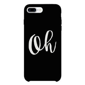 Oh Black Ultra Slim Cute Design Phone Cases For Apple, Samsung Galaxy, LG, HTC - 365INLOVE