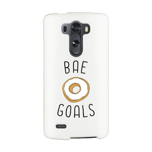 Bae Goals White Phone Case - 365INLOVE