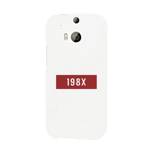 198X Black Cute Phone Case Born in 80s Funny Gift Idea