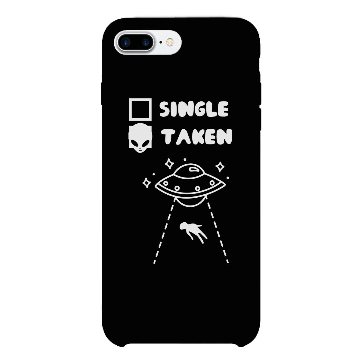 Single Taken Alien Black Phone Case Funny Graphic Case - 365 IN LOVE Single Taken Alien Black Phone Case Funny Graphic Case - 365 IN LOVE