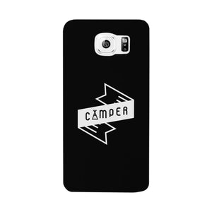 Camper Black Cute Graphic Phone Case Gift Idea For Camping Lover - 365INLOVE