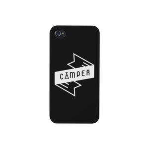 Camper Black Cute Graphic Phone Case Gift Idea For Camping Lover - 365INLOVE