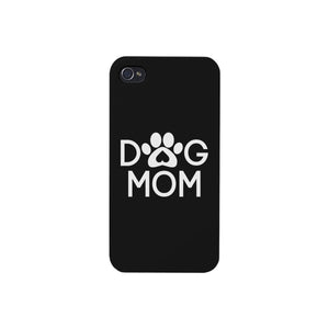 Dog Mom Black Phone Case Cute Graphic Rubber Coat For Dog Lovers - 365INLOVE