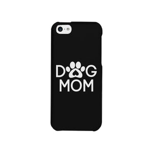 Dog Mom Black Phone Case Cute Graphic Rubber Coat For Dog Lovers - 365INLOVE