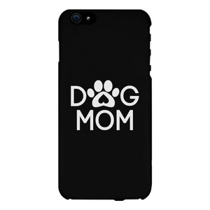 Dog Mom Black Phone Case Cute Graphic Rubber Coat For Dog Lovers - 365INLOVE