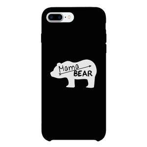 Mama Bear Black Phone Case Unique Design Gifts For Baby Shower - 365INLOVE