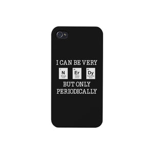 Nerdy Periodically Black Phone Case