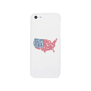 Happy Birthday Usa White Phone Case