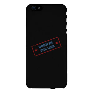 Born In The Usa Black Phone Case - 365INLOVE
