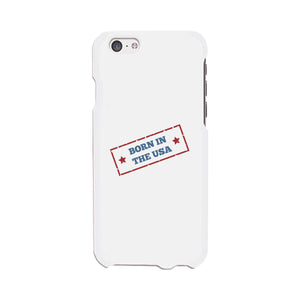 Born In The Usa White Phone Case