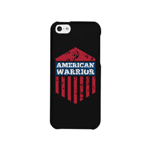 American Warrior Black Phone Case - 365INLOVE