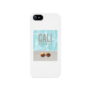 California Pool Sunglass White Phone Case