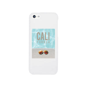 California Pool Sunglass White Phone Case