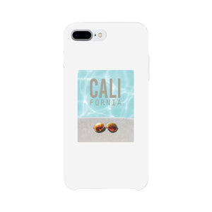 California Pool Sunglass White Phone Case