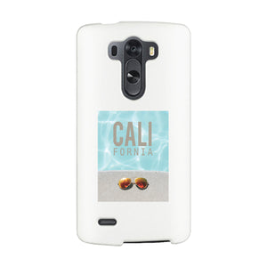 California Pool Sunglass White Phone Case