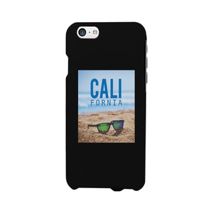 California Beach Sunglass Black Phone Case - 365INLOVE