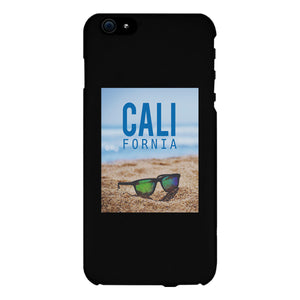 California Beach Sunglass Black Phone Case - 365INLOVE