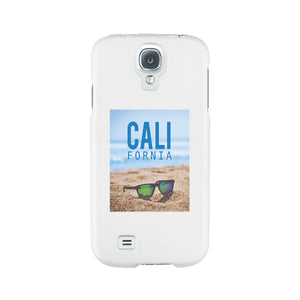 California Beach Sunglass White Phone Case