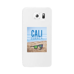 California Beach Sunglass White Phone Case