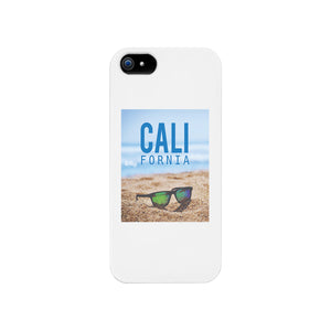 California Beach Sunglass White Phone Case