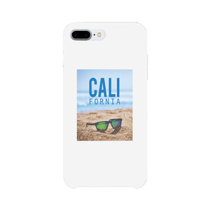 California Beach Sunglass White Phone Case