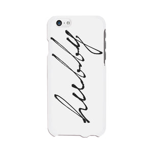 Hubby-LEFT Phone Case Ultra Slim Funny Anniversary Gift For Husband