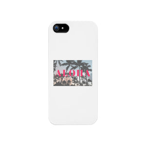 Aloha White Phone Case