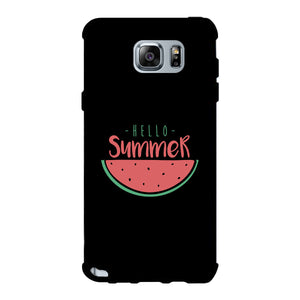 Hello Summer Watermelon Black Phone Case