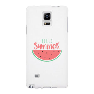 Hello Summer Watermelon White Phone Case