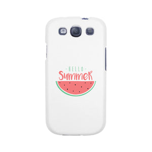 Hello Summer Watermelon White Phone Case