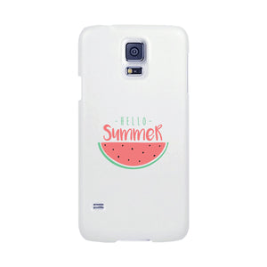 Hello Summer Watermelon White Phone Case