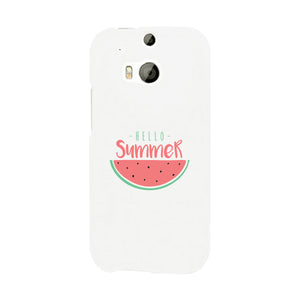 Hello Summer Watermelon White Phone Case