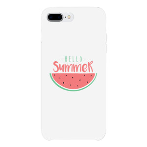 Hello Summer Watermelon White Phone Case