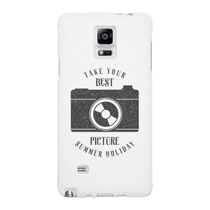 Take Your Best Picture Summer Holiday White Phone Case