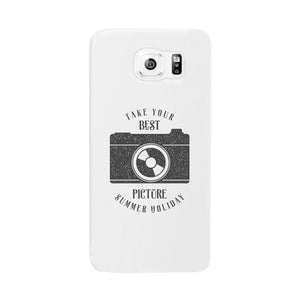 Take Your Best Picture Summer Holiday White Phone Case