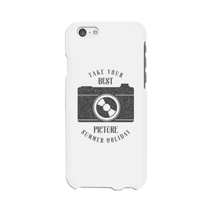 Take Your Best Picture Summer Holiday White Phone Case