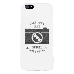 Take Your Best Picture Summer Holiday White Phone Case