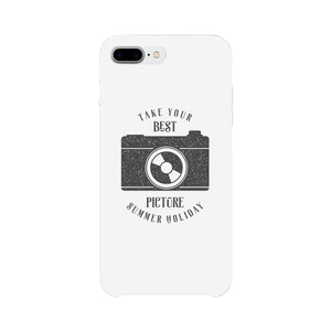 Take Your Best Picture Summer Holiday White Phone Case