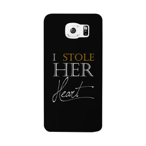 Stole Her Heart-LEFT Phone Case Couples Engagement Gifts For Him